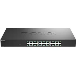 D-Link DMS-1024/E Switch de Red 24 Puertos 2.5GbE Gigabit, No Gestionado, Montaje en Rack, QoS, IGMP, Eficiencia Energética